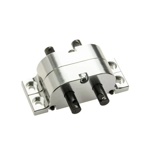 Rc Car Gearbox For Axial For SCX10 D90 1/10 Metal Transfer Case Gearbox Intermediate Fixing Plate RC Crawler Car Truck Model Upgrade Parts(Transfer Case) - size: Transfer Case