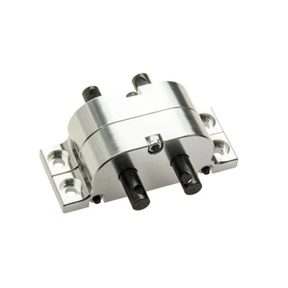 Rc Car Gearbox For Axial For SCX10 D90 1/10 Metal Transfer Case Gearbox Intermediate Fixing Plate RC Crawler Car Truck Model Upgrade Parts(Transfer Case) - size: Transfer Case