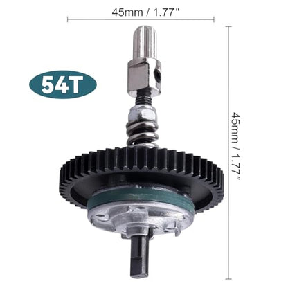 Metal Steel 6878 Differential Gear Slipper Clutch Diff Gear Spur Gear for Traxxas Slash 4X4 / Stampede 4X4 / Rustle 4X4, Replacement of 6878