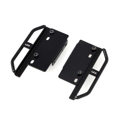 LCX Racing 1/24th RC Crawler Car Metal Rail Steel Side Step Running Board Rock Slider for Axial SCX24 Deadbolt AXI90081 C10 AXI00001 AXI00002, Upgrades Parts Accessories