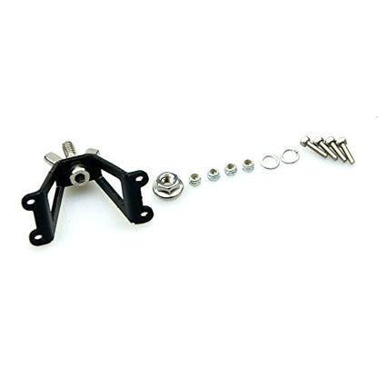 Metal Spare Tire Rack,RC Rear Spare Tyre Tire Bracket Wheel Holder Carrier Decoration Accessories Compatible with Axial SCX10 D90 Tamiya CC01 Wrangler Tra-xxas TRX4 1/10 RC Crawler Car