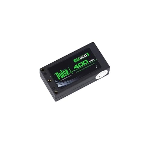 Helidirect Pulse 400mah 2S 7.6V 60C LiHV Hardcase Battery with XT-60 Plug Used for Mini Z, XBility 1, Drift, Micro B, Micro, Hobbyplus 1/24 Racing & Drift - Remote Control Car, RC Car Battery