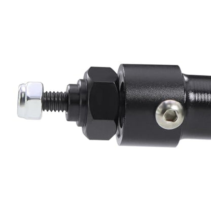 F10T Aluminum Front Rear Straight Axle Complete for 1/10 RC Crawler Axial SCX10 II Vanquish VS4-10 Phoenix F10T Upgrade Parts (Black Set) - color: Black Set