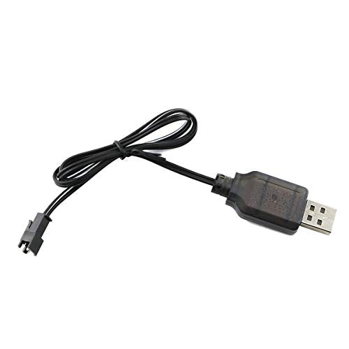 E-outstanding USB Power Charger Cable 7.2V 250mA Output USB Charging Charger Cable with SM 2P Plug for Ni-Cd Ni-MH Battery