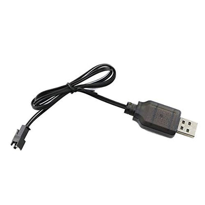 E-outstanding USB Power Charger Cable 7.2V 250mA Output USB Charging Charger Cable with SM 2P Plug for Ni-Cd Ni-MH Battery