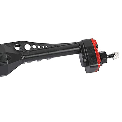Aluminum Alloy Rear Portal Axle for Capra 1.9 UTB AXI03004 1/10 RC Crawler Car Upgrades (Red&Black) - color: Red&black
