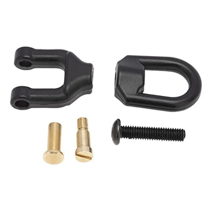 1/10 RC Car Crawler Trailer Towing Shackles - Metal Hooks for SCX10 TRX4 D90 - Upgrade Parts for Rock Climbing Cars - 5Pcs Set Included - Black - color: Black