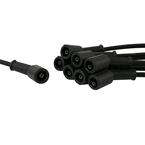 TRQ Ignition Spark Plug Wire Kit Set | For GMC Cadillac Chevrolet Pickup Truck SUV 5.3L 6.2L V8 - style: IWA69075