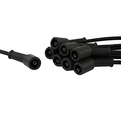 TRQ Ignition Spark Plug Wire Kit Set | For GMC Cadillac Chevrolet Pickup Truck SUV 5.3L 6.2L V8 - style: IWA69075