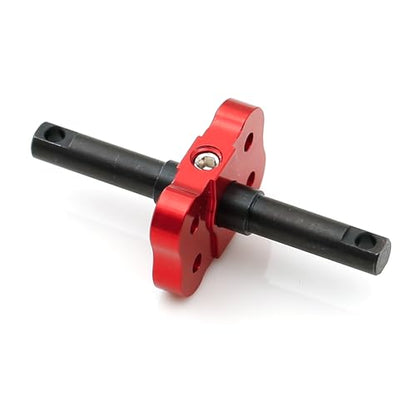 Aluminum Differential Locker Spool for Traxxas Mini Maxx RC Car | Metal Lock Straight Axle Shaft,Upgrades Part Replacement Red