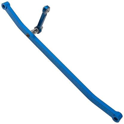 ShareGoo Metal Front Steering Linkage Set Steering Tie Rod #LOS241030 Compatible with 1/8 Losi LMT Soild Axle 4WD RC Monster Truck (Blue) - color: Blue