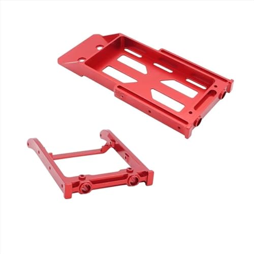 Rc Crawler Bumper Compatible with MN G500 MN86 MN86S MN86K MN86KS 1/12 RC Crawler Car Upgrades Parts Metal Front and Rear Bumper Mount Battery Tray