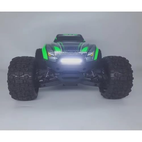 RC Car Spotlight Kits for Traxxas for Mini for Maxx 1/16 5-12V Front Rear Lighting System Bright Lamp RC Car Upgrade Accessories Replacement Parts(Front and Rear Light) - size: Front and rear light
