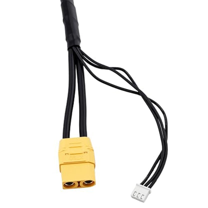 1pc 600mm 2S XT90 Lipo Battery Charging/Balance Cable Leads with 4mm/5mm Bullet Connector - style: 2S XT90 Charger Plug