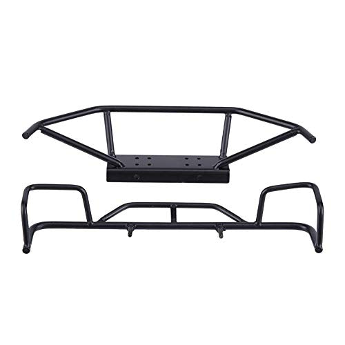 RC Car Bumper, Metal Front Rear Bumper for 1/10 Scale RC Crawler Bumper with Heavy Duty Protection for Off Road Enthusiasts