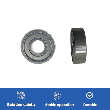 20Pcs 608ZZ Bearings 8x22x7mm Bimetallic Sealed Micro Deep Groove Ball Bearings, Suitable for Skateboard Rollers, 3D Printers, etc