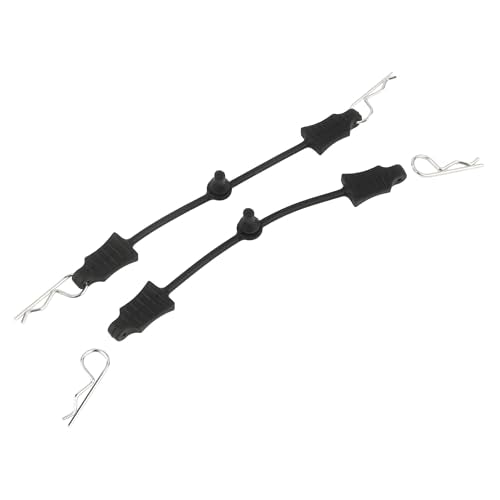 20-Pack 0.7mm RC Cars Body Clips with 10 Pieces Pull Tabs for Universal 1/24 1/28 1/36 Scale Micro Trucks SCX24 Remote Control Trucks & 1 PCS Hole Puncher Reamer for RC Body Shell Drills Tool - color: 0.7mm