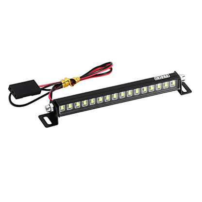 INJORA 16LED Metal Roof Light Bar with Y Wire for 1/18 TRX4M Defender