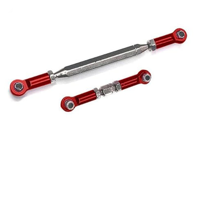 Compatible with MN for D90 for D99 for MN-90 for FJ-45 for 1/12 RC Car Crawler Metal Adjustable Steering Linkage Servo Link Pull Rod Turnbuckle RC Car Repair Kit