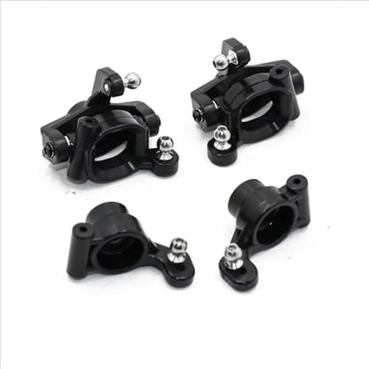 RC Car Accessories Compatible with Wltoys 144001 144010 124016 124017 124019 RC Car Upgrade Parts 10X Steering Knuckles C-Hub Carrier Rear Hub Set