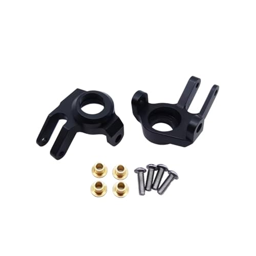 RC Steering Knuckles For Axial For SCX10 II 90046 90047 1/10 CNC Full Metal Front Steering Knuckles C Hub Carrier Rear Axle Lock Out Set RC Car Parts