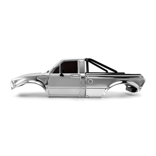 INJORA IR60-24 Body for SCX24 C10 Bronco Wrangler Base Camp 4Runner(Chrome) - color: Chrome