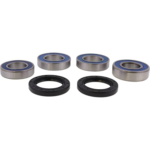 All Balls Racing Wheel Bearing Kit for Honda Motorcycle CBR1000RR 2003-2007 | OEM replacement, fits CBR600RR, 600 engines, for motorcycle, 25-1492