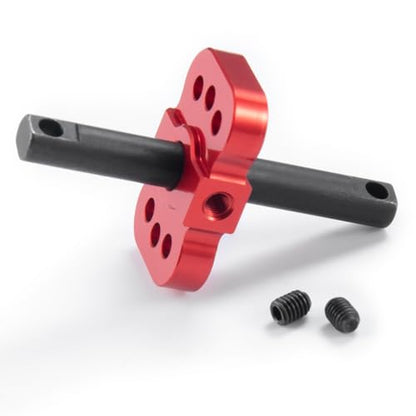 Aluminum Differential Locker Spool Diff Case Mounts for 1/10 Scale Tra-xxas Slash 2WD Rustler Stampede VXL Bandit Car Truck Upgrades Parts (Red) - color: Red