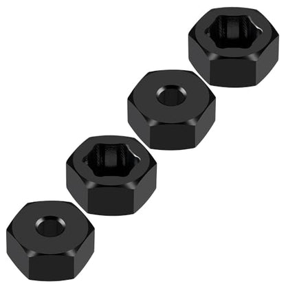 MORLORDY 7mm to 12mm RC Wheel Hex Hubs 4Pcs 6mm Thick Hex Drive Adapters for 1/16 Losi Mini-T 2.0, Mini-B, Mini JRX2, Mini JRXT and All 1/16 RC Car Which Hex is 7MM - color: 6mm