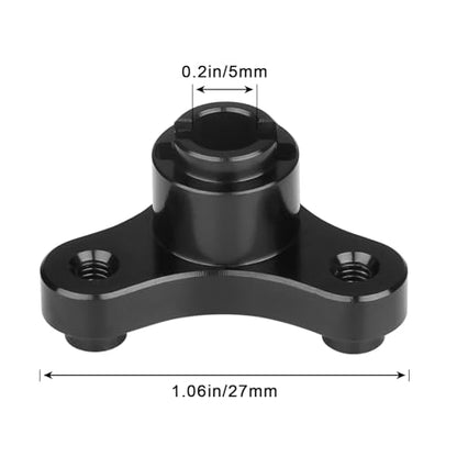 RC Slipper Clutch Eliminator for Traxxas 1/10 Slash 2WD Stampede Bandit Rustler VXL XL5 Transmissions Gearbox Case Upgrades (Black) - color: Black