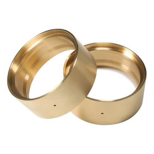 Brass Internal Beadlock Ring Clamp Ring 95g Wheel Weight Fit 1.9" Wheel Rim for 1/10 RC Crawler Axial SCX10 II 90046 TRX-4 VS4-10 SCX10 Pro Upgrade Parts (2PCS)