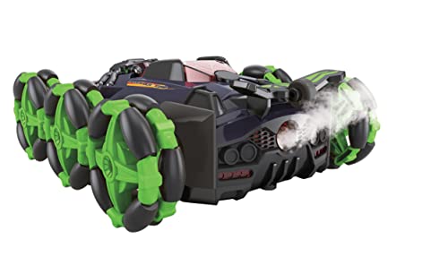 LEXiBOOK, Crosslander Flip RC Car, RC45 | 360° stunts, Smoke jet, 6 wheels, Rechargeable - style: Crosslander Flip