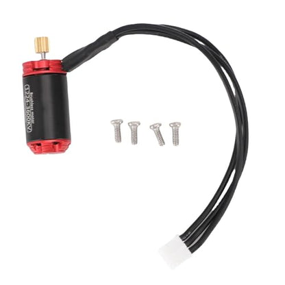 RC Brushless Motor, Aluminum Alloy 1224 3600KV Outrunner Motor for Axial SCX24 RC Cars, High Efficiency, Quiet Operation, for 1/18 and 1/24 Crawler