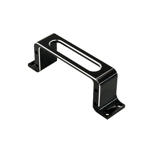1PC RC Airplane Aluminum Alloy Servo Mounting Bracket Fixed Frame for RC Plane Helicopter Boat DIY Model Toy Fixed Wing Parts (Black) - color: Black