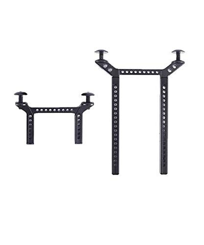 Aluminum Front and Rear Body Post Mounts for Traxxas TRX-4 RC Car (Black) - color: Black