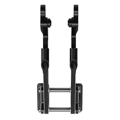 Metal Rear Wing Mount Set, RC Rear Wing Mount Set Remote Control Car Upgrade Accessory for Arrma Kraton 1/8 Model (Black) Arrma Typhon