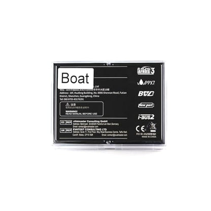GoolRC Flysky FBr8 Receiver, 2.4GHz 8 Channel PPX7 Waterproof Receiver AFHDS 3 System Supports Single Bidirectional Transmission PWM/PPM/i-BUS2/S.Bus/i-Bus Output Long Antenna for RC Boat
