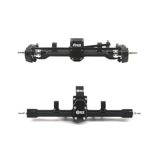 S11 Ultimate Axle with Brass Tungsten Steel Steering Knuckles +11mm Counterweight Front and Rear Axle for Axial 1/24 SCX24 RC Upgrade Parts