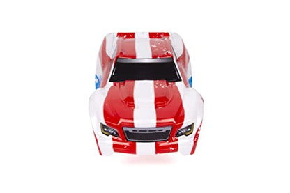Custom Body USA Flag Style Compatible for V1 Traxxas Maxx 1/10 4X4 4WD Truck Shell Cover(Truck not Included) MX-F-01