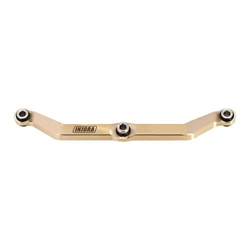INJORA Brass Steering Link for 1/18 RC Crawler TRX4M Upgrade, 12g - color: Brass