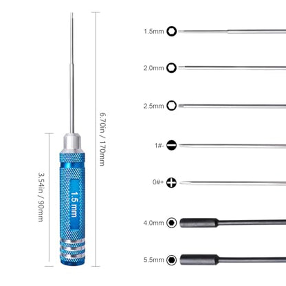 Hobbypark 11 in 1 Professional Multi RC Tools Kits Box Set Hex Driver Allen Keys Screwdriver Pliers Wrench Repair for RC Car Multirotors Airplane Boat