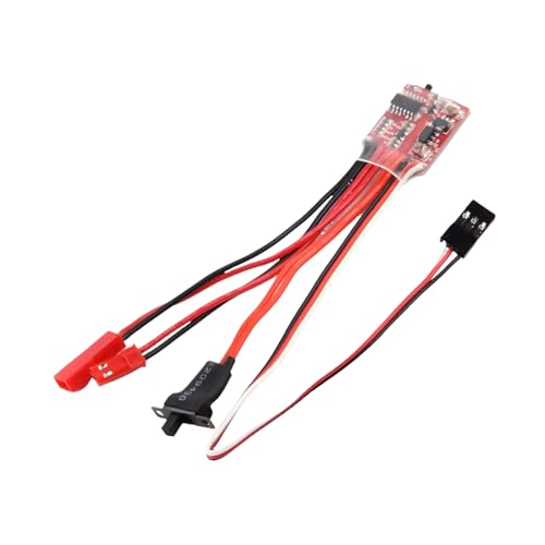 10A / 20A / 30 a Bidirectional Brushed ESC with Brake/Not Brake Mode Brushed Speed Controller for Remote Car Boats Projects Regulation - color: 30a