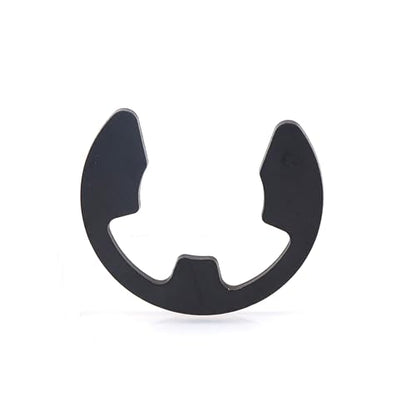 cSeao External Retaining Rings Snap Rings Assortment kit Steel External Circlip Snap External Retaining C-Clips Rings Set (Black E Clip), 395 Pieces - size: Black E Clip