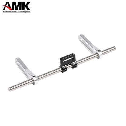 AMK Aluminum Modular Fairlead 4.5mm Tube for Tow Winch Rope 1/10 Scale Bumper Mount Accessories for RC Crawler Axial SCX10 Element Enduro Gen7 Gen8 TRX6 TRX4 Upgrades (Black) - color: Black