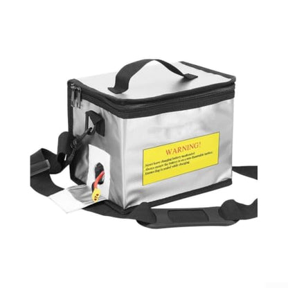 RC Fireproof and Waterproof Battery Safe Bag, Designed for LiPo for Charging and Carrying Batteries in Hobby Applications (WHITE-B) - color: White-B