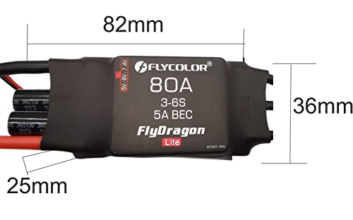 FLYCOLOR EDF 70mm 3400KV 4S RC Jet Airplane 12 Blades Ducted Fan with RC Brushless Motor with ESC 80A(3~6S) Balance Tested - size: 70MM EDF, style: With 80A ESC