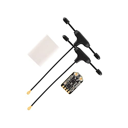 RadioMaster RP3 ELRS FPV Receiver - 2.4ghz ExpressLRS Nano Receiver Drone RX Module with 65mm UFL T Antenna for FPV Drone Tiny Whoop Fixed-wing RC Plane by Speedybee