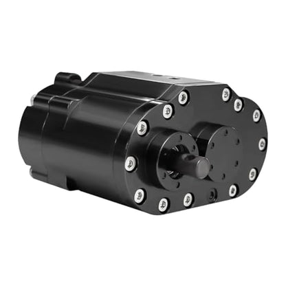 Transfer Case Gearbox 2 Speed RC Transmission Box Aluminum Alloy Direct Repair for 1/10 RC Crawler Replacement Suitable for Adventure, Black - color: Black
