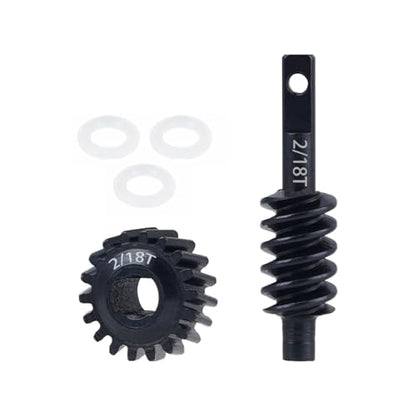DJX 2/18T Axle Worm Gear Upgrades Part for 1/30 Axial SCX30 Jeep Wrangler JLU Bronco (18T) - size: 2/18T