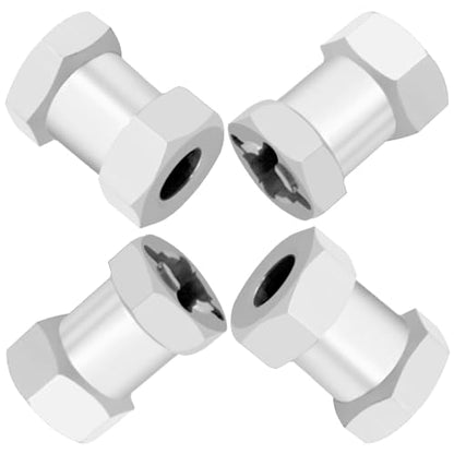 Alloy 12mm Wheel Hex Hub 15mm/20mm/25mm Offset Extension Drive Adapter Compatible with Axial SCX10 Wraith Gen7 Gen8 D90 Jeep Wrangler 1/10 RC Crawler (20mm) - size: 20mm